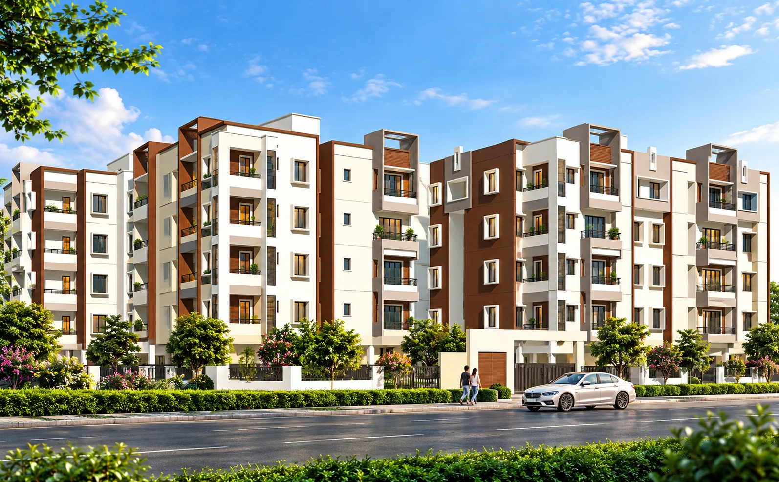 Baba's Garden completed architectural project in Velachery, Chennai