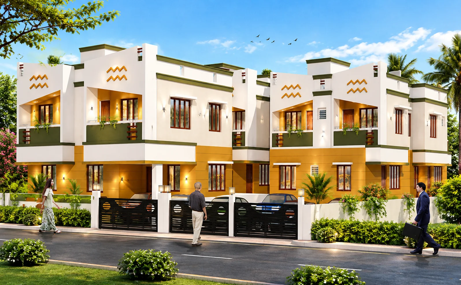 Rakshan completed architectural project in Pallikaranai, Chennai