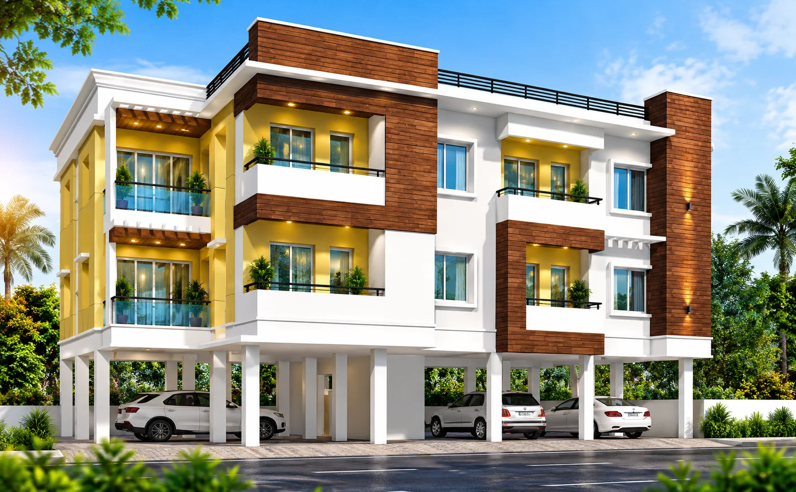 Subhiksham completed architectural project in Besant Nagar, Chennai